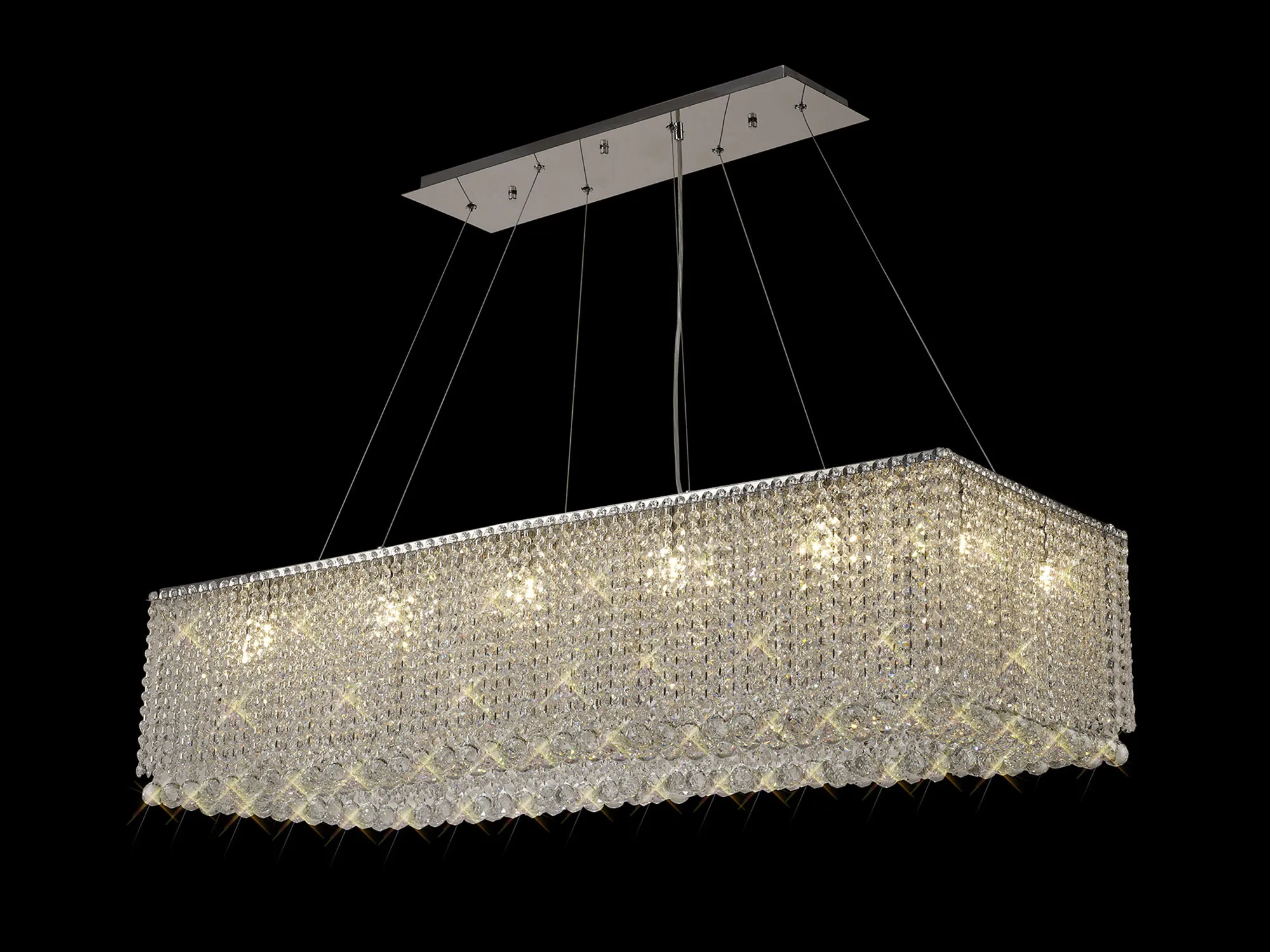 Empire Crystal Ceiling Lights Diyas Linear Crystal Fittings Empire Crystal Ceiling Lights Diyas Linear Crystal Fittings